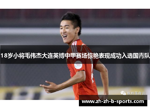18岁小将毛伟杰大连英博中甲赛场惊艳表现成功入选国青队